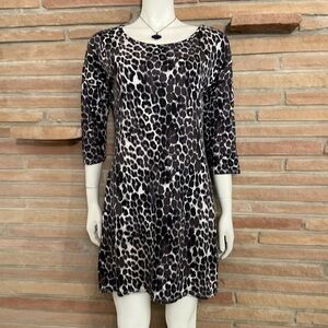 Express Leopard Print Stretch Dress S/M